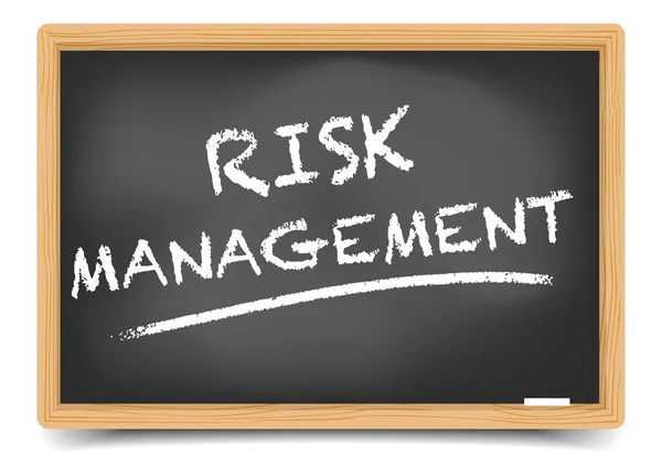 Blackboard risk yönetimi — Stok Vektör