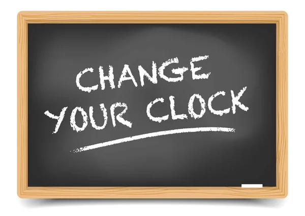 Veranderen van uw klok — Stockvector