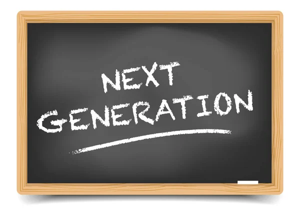 Blackboard Next Generation — Stock Vector