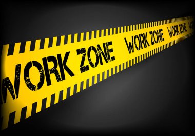 Work Zone Line clipart