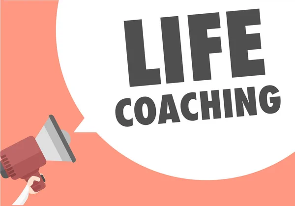 Μεγάφωνο Life Coaching — Διανυσματικό Αρχείο