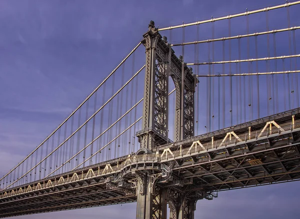 Detalle del puente Manhattan — Foto de Stock