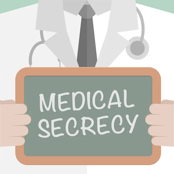 Junta de secreto médico — Vector de stock