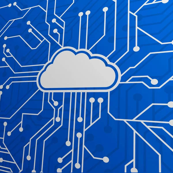 Το Cloud Computing κύκλωμα — Διανυσματικό Αρχείο