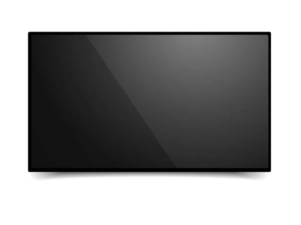 Modèle de TV noir — Image vectorielle