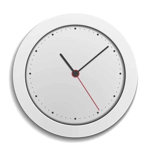 Simple modern clock — Stock Vector