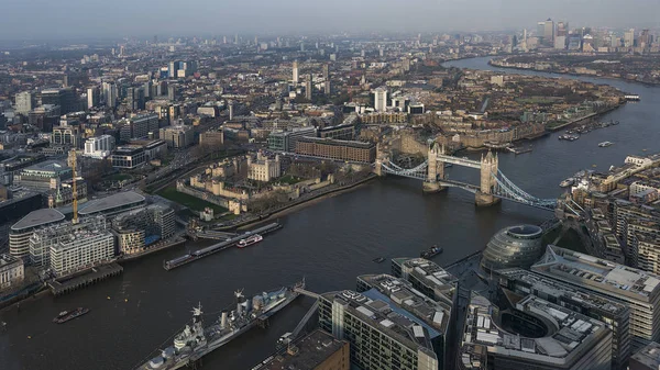 Aerial cityscape view of London — Stock Photo, Image