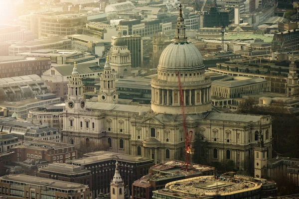 Aerial View St Pauls Cathedral — Stock Photo, Image