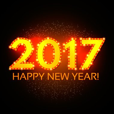 Mutlu yıllar 2017 sezon arka plan