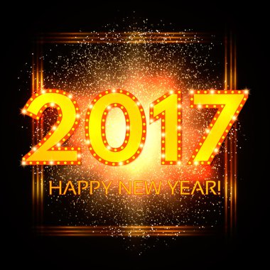 Mutlu yıllar 2017 sezon arka plan