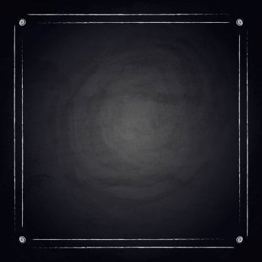 Boş yazı tahtası kara tahta arka plan sınırında