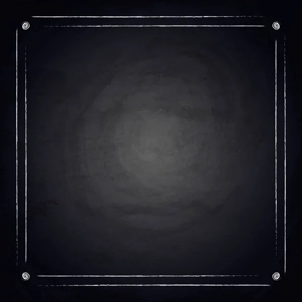黒板黒板背景に空の境界線 — ストックベクタ