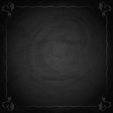 Boş yazı tahtası kara tahta arka plan sınırında
