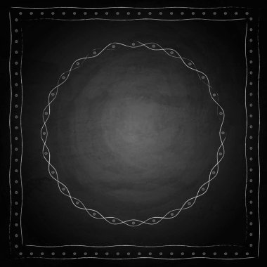 Boş yazı tahtası kara tahta arka plan sınırında