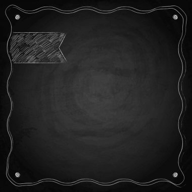 Boş yazı tahtası kara tahta arka plan sınırında