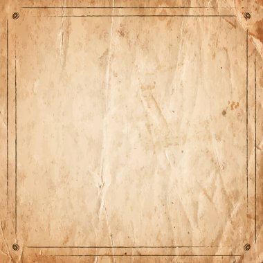 Retro vintage sınır eski kağıt arka plan üzerinde
