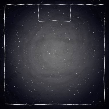 Boş yazı tahtası kara tahta arka plan sınırında