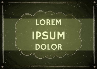 Boş yazı tahtası kara tahta arka plan sınırında