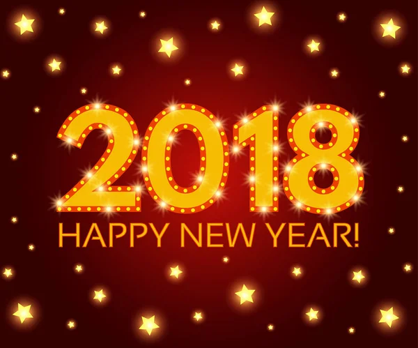 Mutlu yeni 2018 yıl sezon arka plan