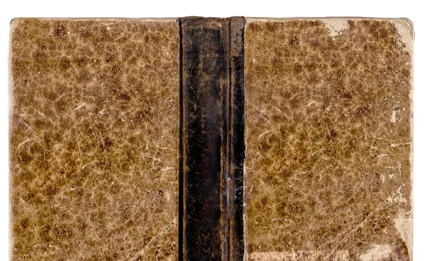 ヴィンテージ古い本の表紙は、白で隔離 — ストック写真