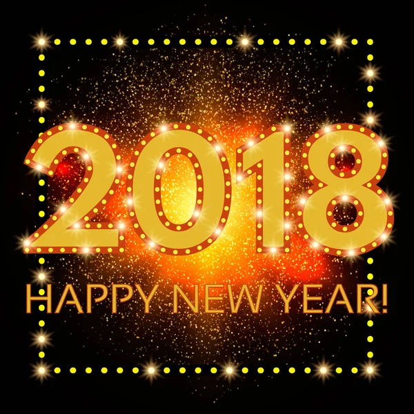 Mutlu yeni 2018 yıl sezon arka plan