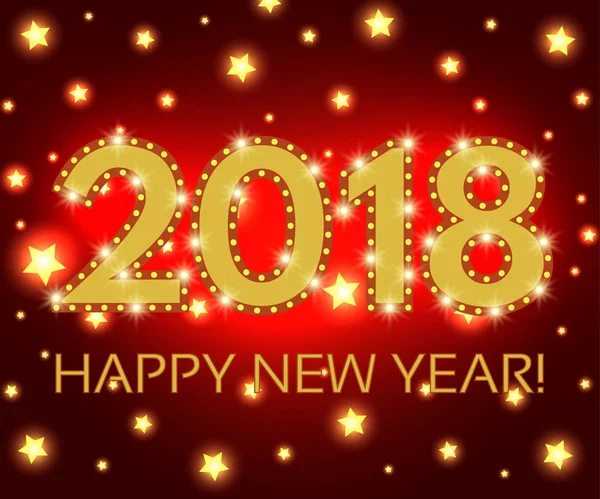 Mutlu yeni 2018 yıl sezon arka plan