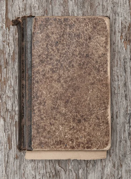Vintage oud boek op het oude hout — Stockfoto