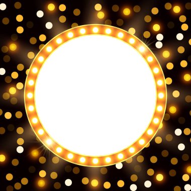 Retro afiş poster şablonu. Sunu için con tasarım