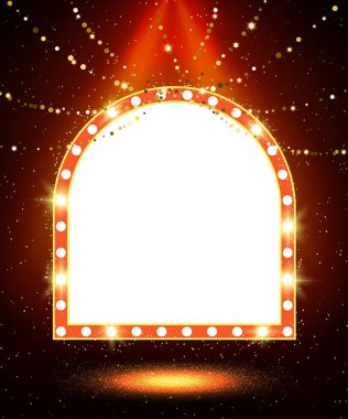 Retro casino afiş poster şablonu. Presentati için tasarım