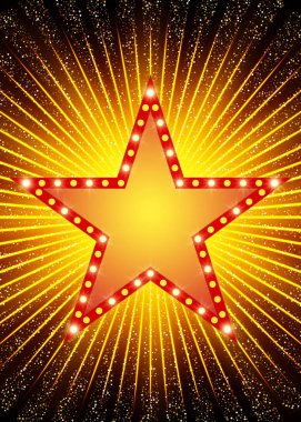 Retro casino afiş poster şablonu. Presentati için tasarım