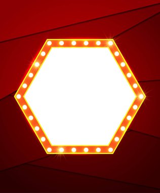 Modern geometrik arka plan Retro afiş