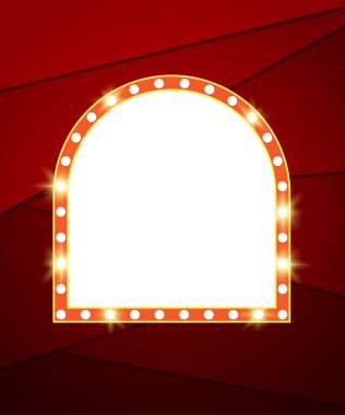 Modern geometrik arka plan Retro afiş