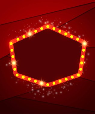 Modern geometrik arka plan Retro afiş