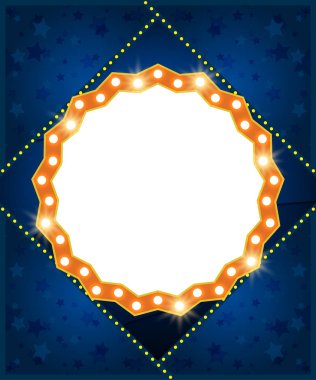 Modern geometrik arka plan Retro afiş