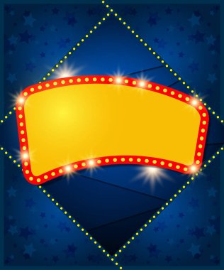 Modern geometrik arka plan Retro afiş