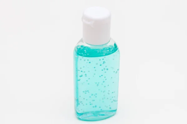 Bottle with antiseptic solution on a white background. — Stock Photo, Image