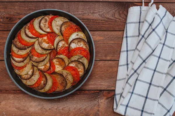 Traditional Homemade Ratatouille Vegetable Dish — Stock Photo, Image