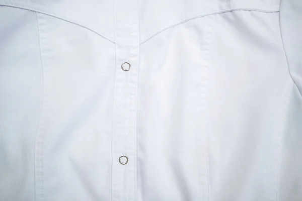 Крупный План Белой Медицинской Униформы Докторская Медицинская Форма Одежда — стоковое фото