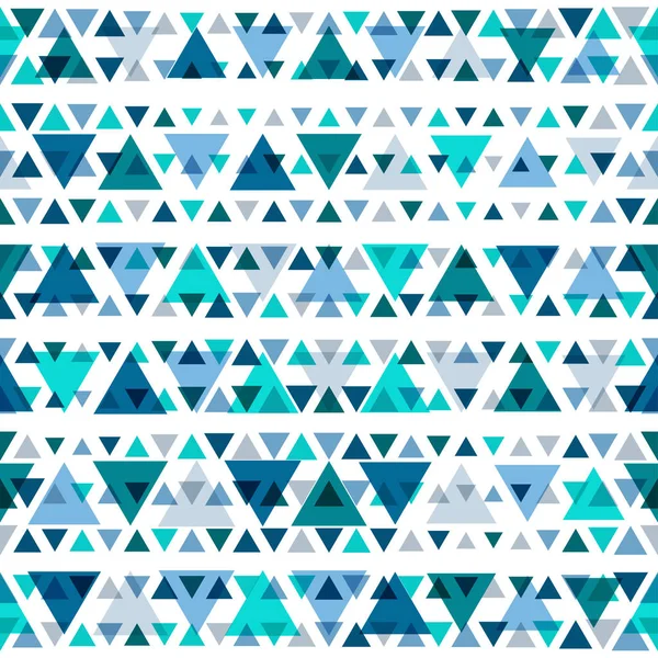 Seamless vector color triangles pattern. — Stock Vector