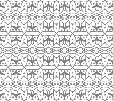 Dikişsiz soyut el çizilmiş vektör desen