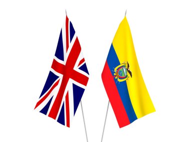 Büyük Britanya ve Ekvador bayrakları