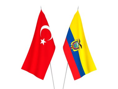 Ekvador ve Türkiye bayrakları