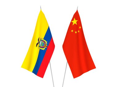 Çin ve Ekvador bayrakları