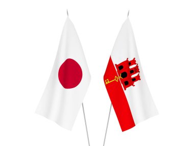 Japonya ve Cebelitarık bayrakları