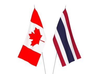 Tayland ve Kanada bayrakları