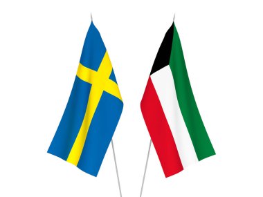 İsveç ve Kuveyt bayrakları