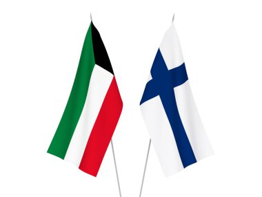 Kuveyt ve Finlandiya bayrakları