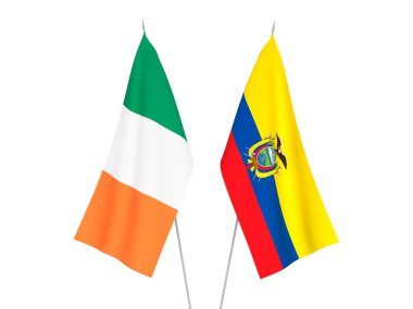 İrlanda ve Ekvador bayrakları