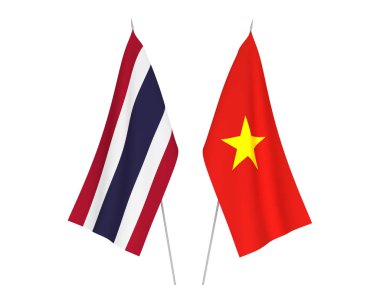 Vietnam ve Tayland bayrakları