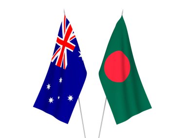 Avustralya ve Bangladeş bayrakları